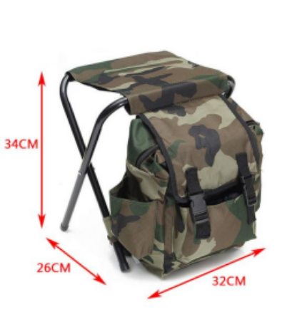 Backpack Folding Chair - Camouflage