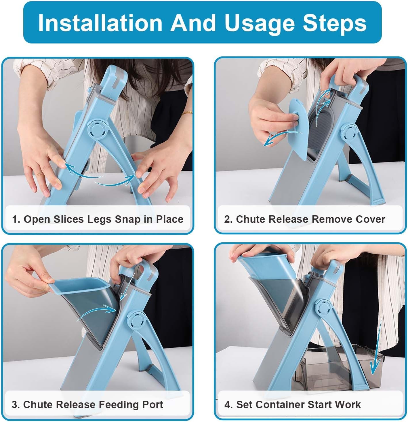 Vegetable Chopper,Mandoline Vegetable Slicer,Vegetable Cutter