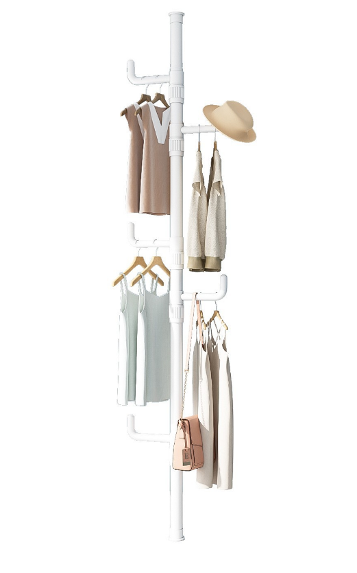 Telescopic coat rack