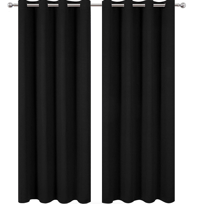 Spring Yafang laminated blackout curtains, heat insulation and sun protection curtains