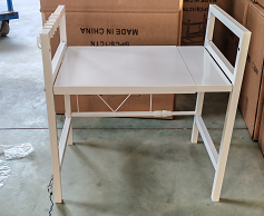 Microwave Rack 2 Tier Microwave Rack with 6 Hooks Kitchen Storage Rack Countertop Microwave Bread Rack