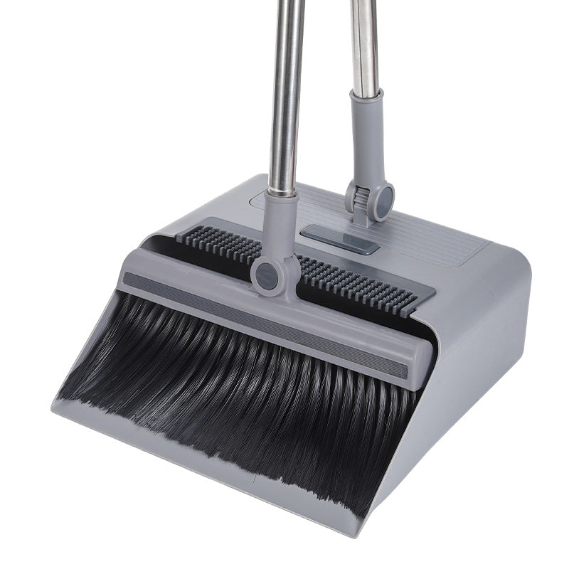 The Three-in-one Set of Broom, Dustpan and Floor Brush Is Easy To Carry and Clean, Suitable for Kitchen and Bathroom To Create A Good Sleeping Environment