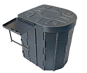 Outdoor folding toilet