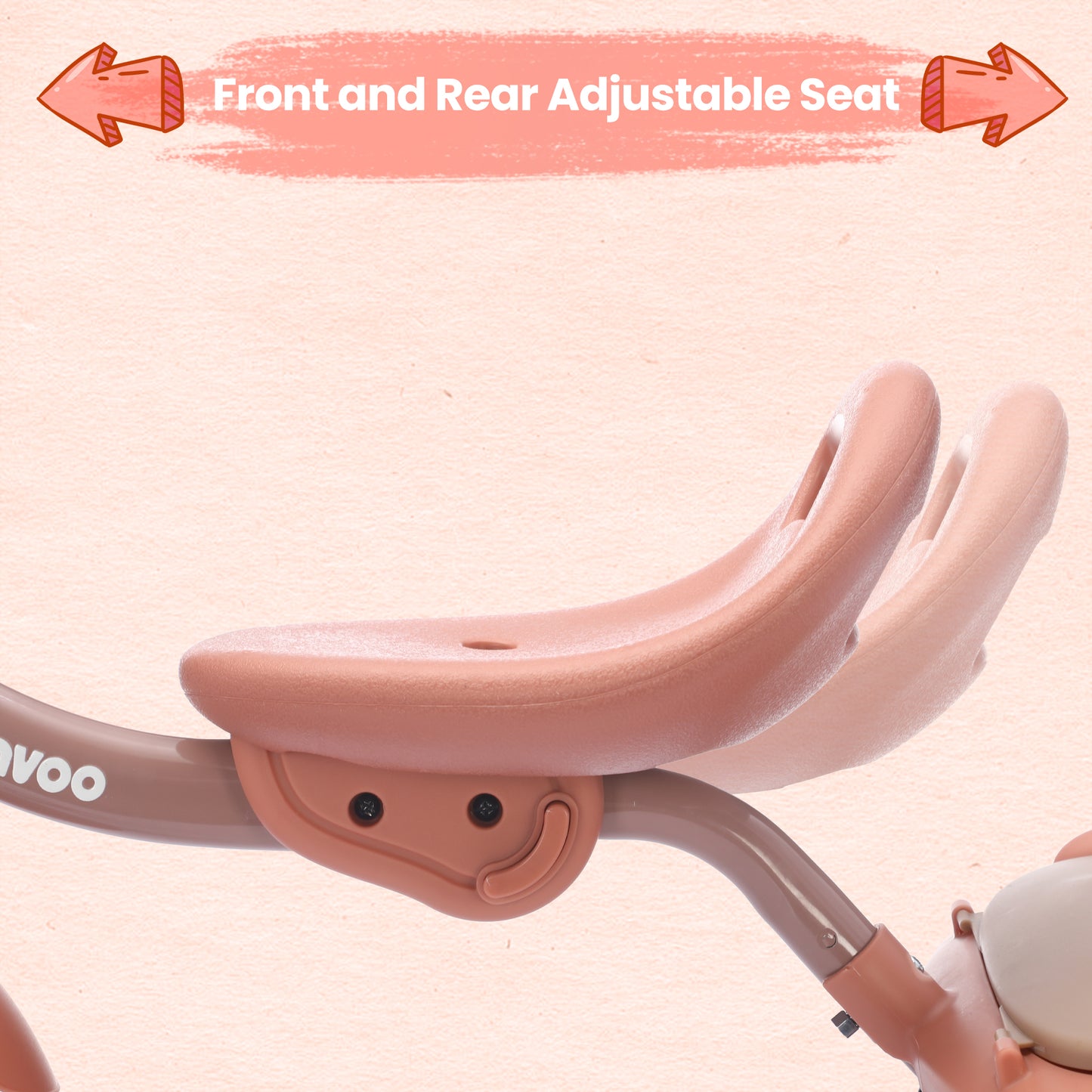 UBRAVOO Baby Dreirad, Klappbares Kleinkind-Dreirad mit Pedalen, Coole Lichter, Robuste Räder und Bequemer Sitz, Baby Erstes Lauflern-Dreirad für 1-5 Jahren im Alter Mädchen und Jungen (Blau)