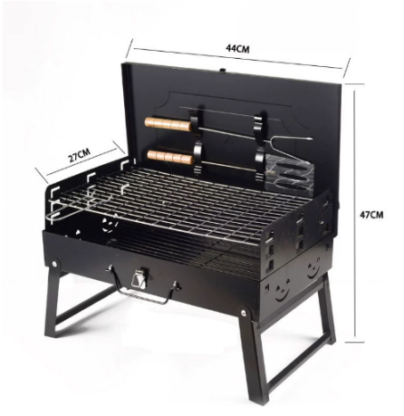 Windproof barbecue grill