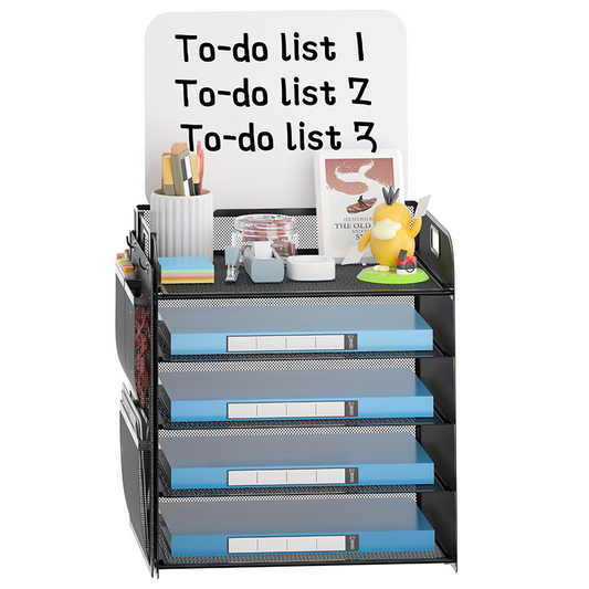 Desktop storage rack