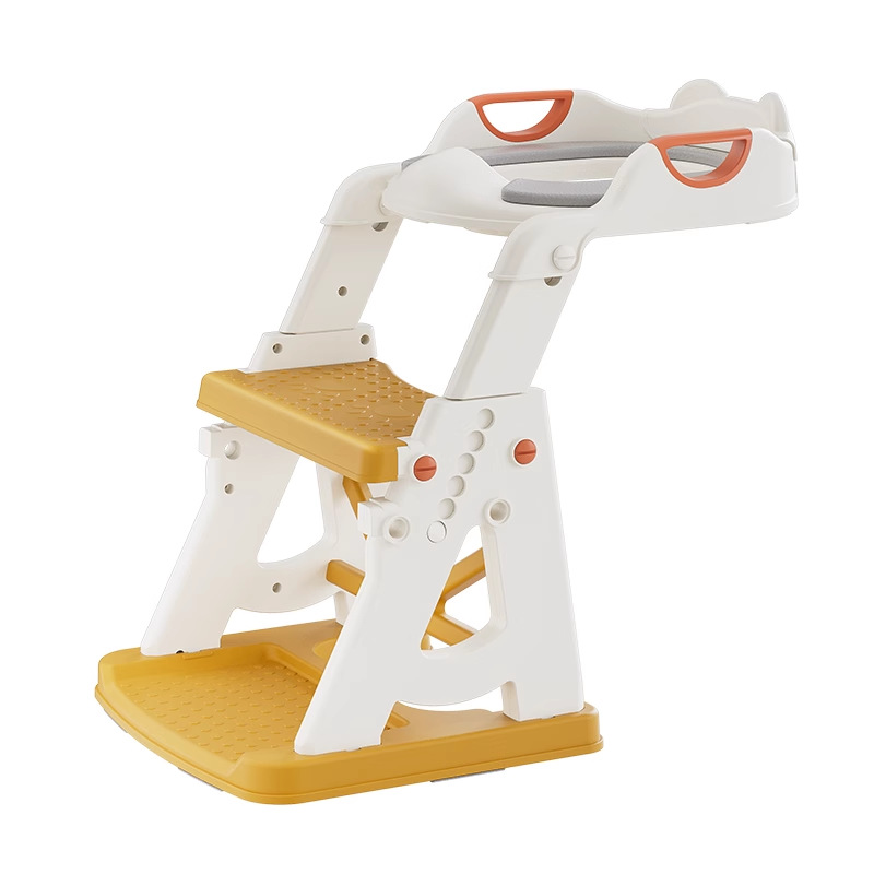 Triangular upgraded toilet training seat