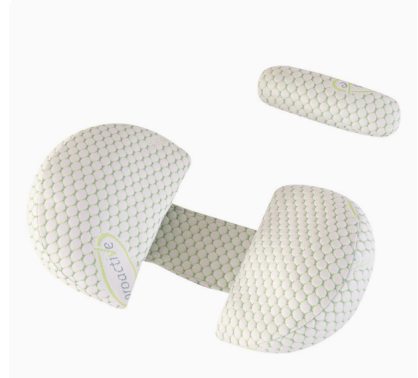U-Shaped Maternity Pillow - Green | Full Body Pregnancy Support Pillow for Side Sleepers