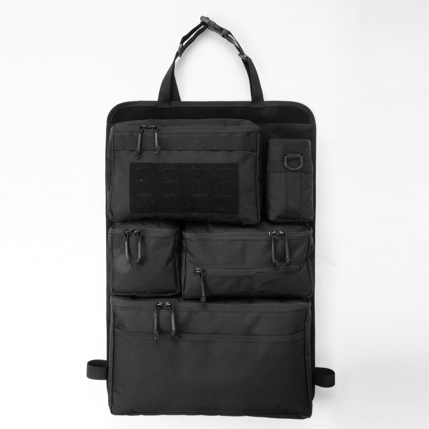 Heavy-duty tactical car back storage bag