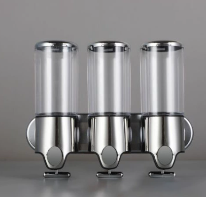 Three-head liquid soap dispenser