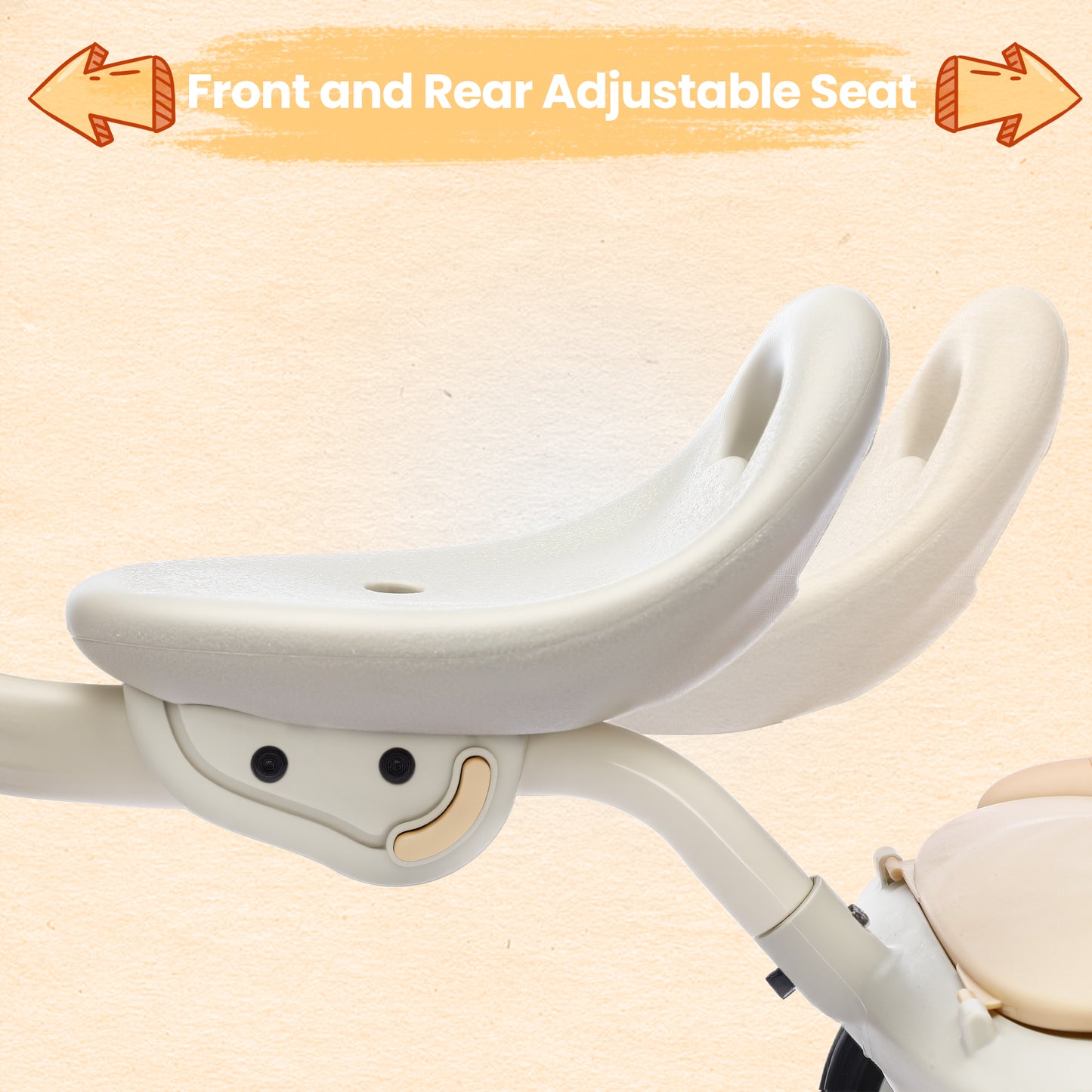 UBRAVOO Baby Dreirad, Klappbares Kleinkind-Dreirad mit Pedalen, Coole Lichter, Robuste Räder und Bequemer Sitz, Baby Erstes Lauflern-Dreirad für 1-5 Jahren im Alter Mädchen und Jungen (Blau)