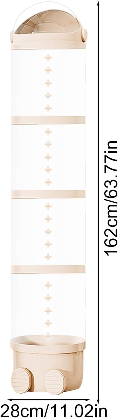 Ranley Stuffed Animal Storage Tube, Kids Plush Doll Clear Storage Tube, Stuffed Animal Doll Storage Holder Standing