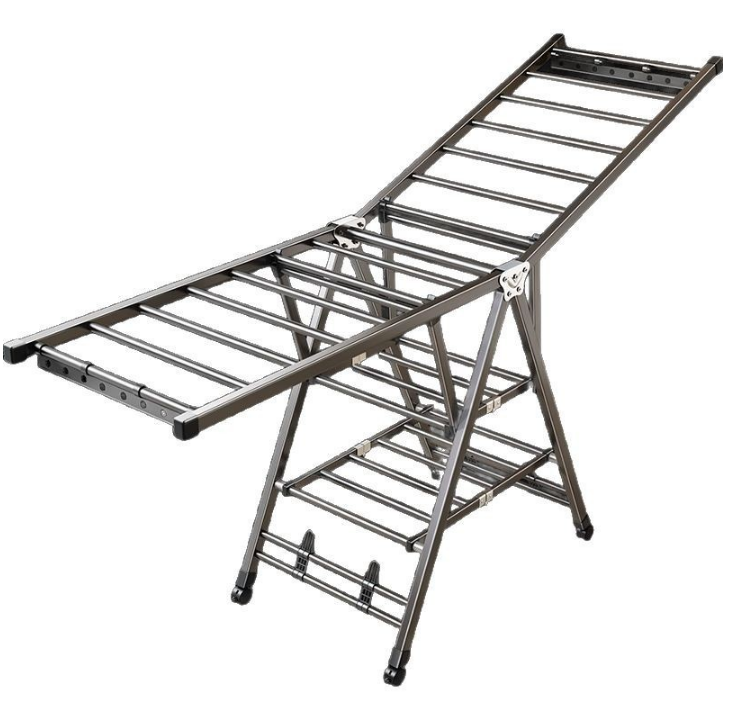 Vertical clothes drying rack