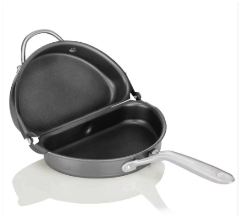 Foldable frying pan