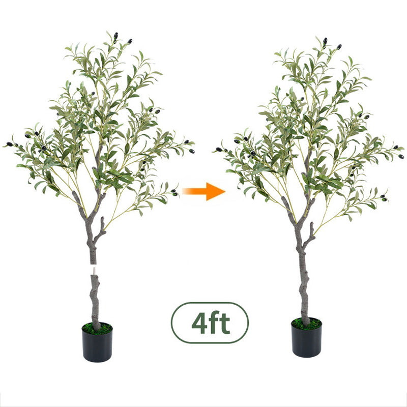 Artificial Plant Olive Artificial Tree Plants Real Artificial Plants Large Looking for Indoor Balcony Bedroom Office Garden Wedding Party Decoration