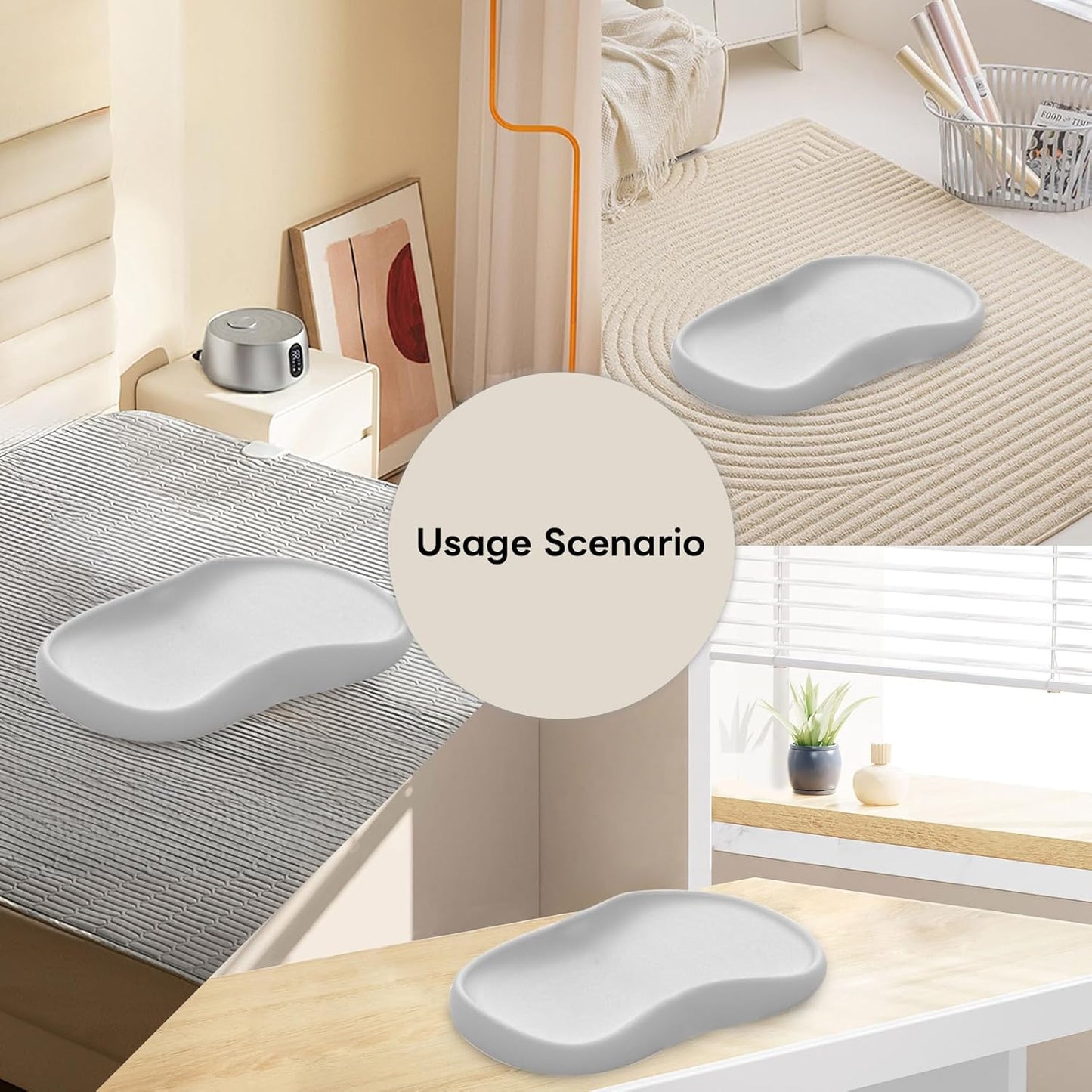 UBRAVOO Wickelunterlage mit Sicherheitsgurt und Spielzeugablage, Anti-Roll-Wickelunterlage, Leicht Abwischbar, Wasserdicht, mit Erhöhten Gepolsterten Kanten