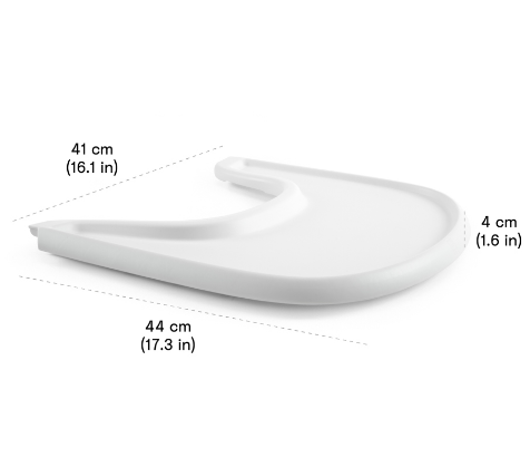 STOKKE second-generation PP dining plate, white