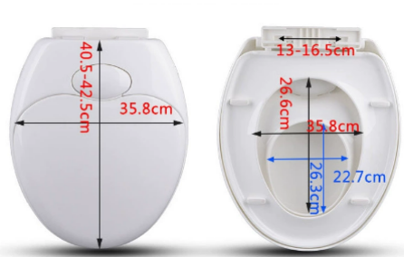 Type O half-size socket cover - White