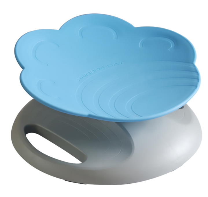 Swivel Chair for Kids, 360° Spinning Seat, Toddler Sit and Spin Chair, Sensory Balance Toys for Children, Autism Sensory Equipment ADHD Perfect for Home Classroom Therapy Centers (Blue)