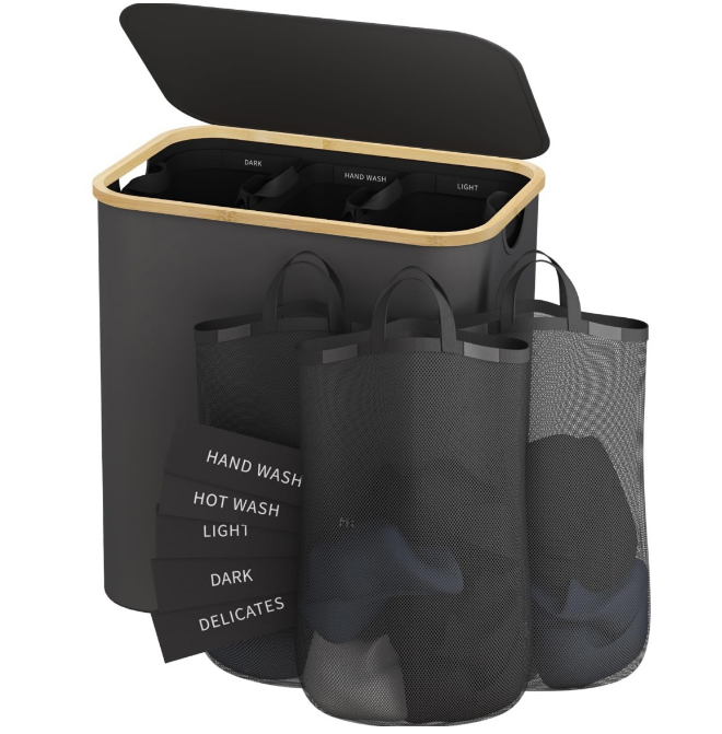 Foldable Classification Label Underwear Basket