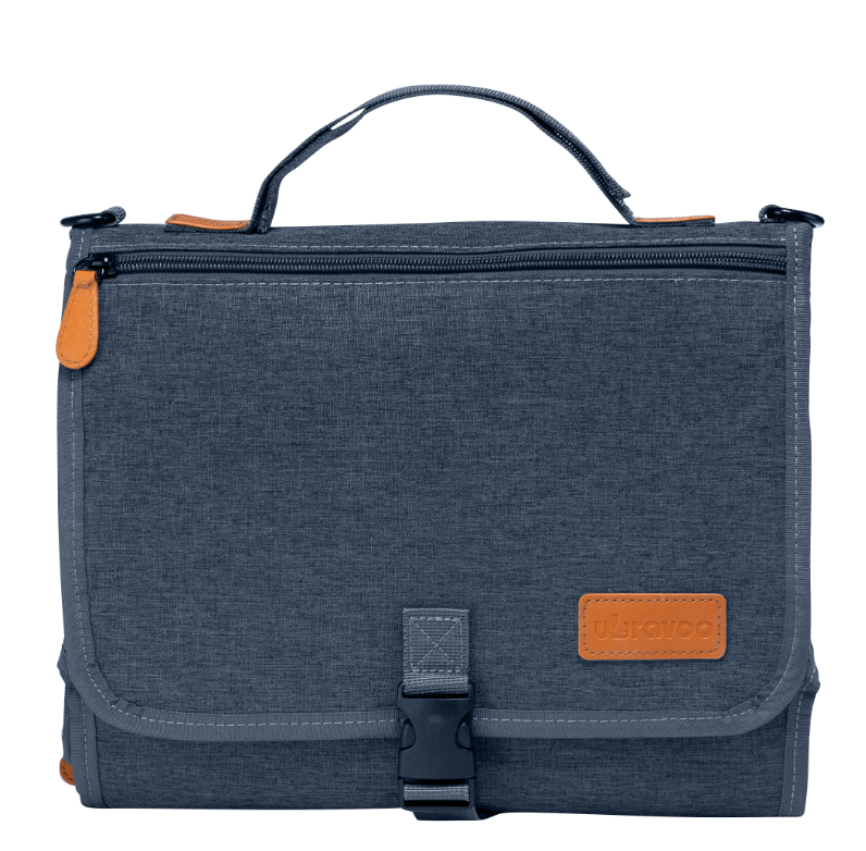 Portable Changing Pad with Shoulder Strap - Detachable Travel Changing Pad - Baby Shower Gifts - Fully Padded & Lightweight - Baby Boy Gifts - Diaper Changing Pad - Changing Mat 27"x22"