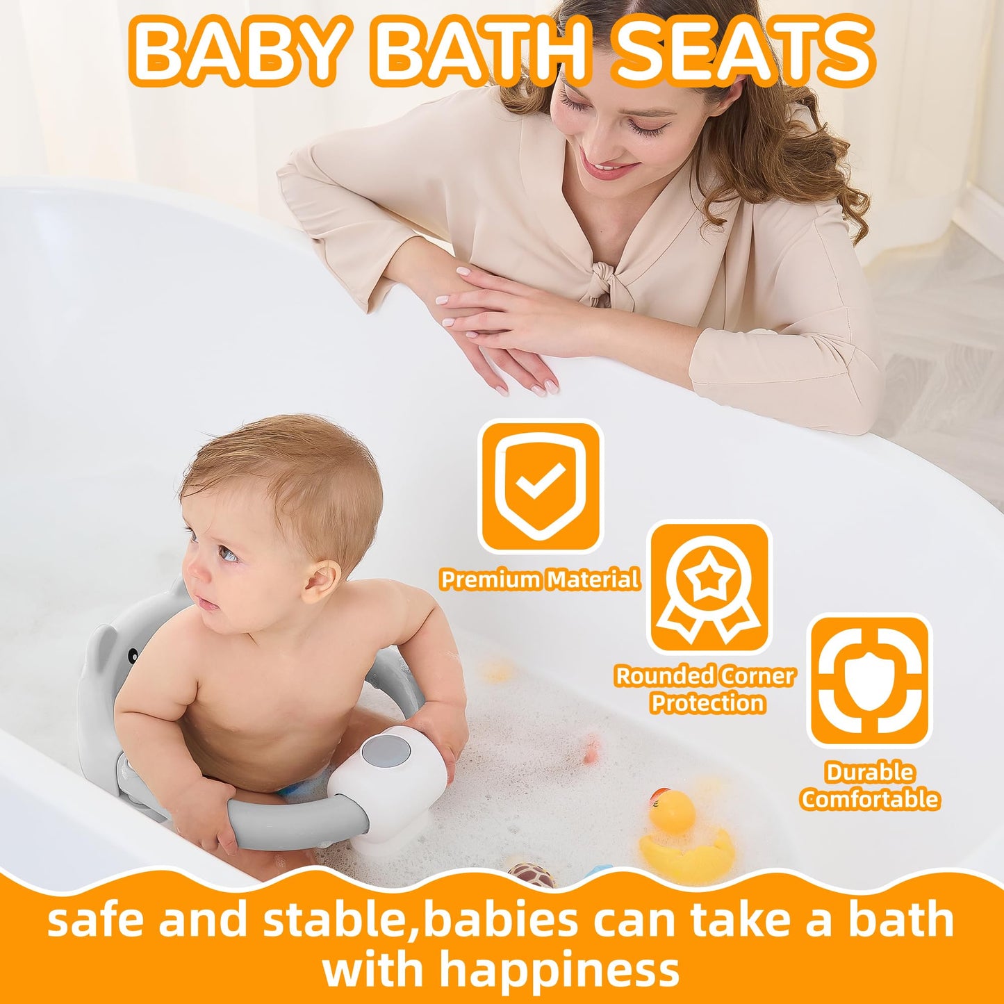Swivel Bath Seat, 6 - 12 months, Max. 10 kg