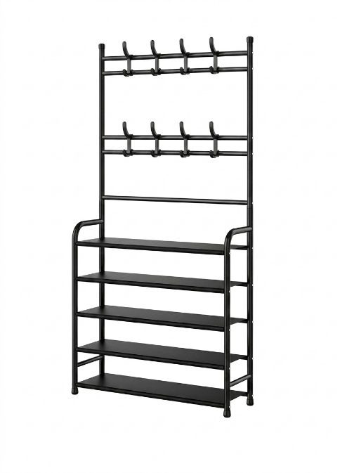 Hat and shoe rack