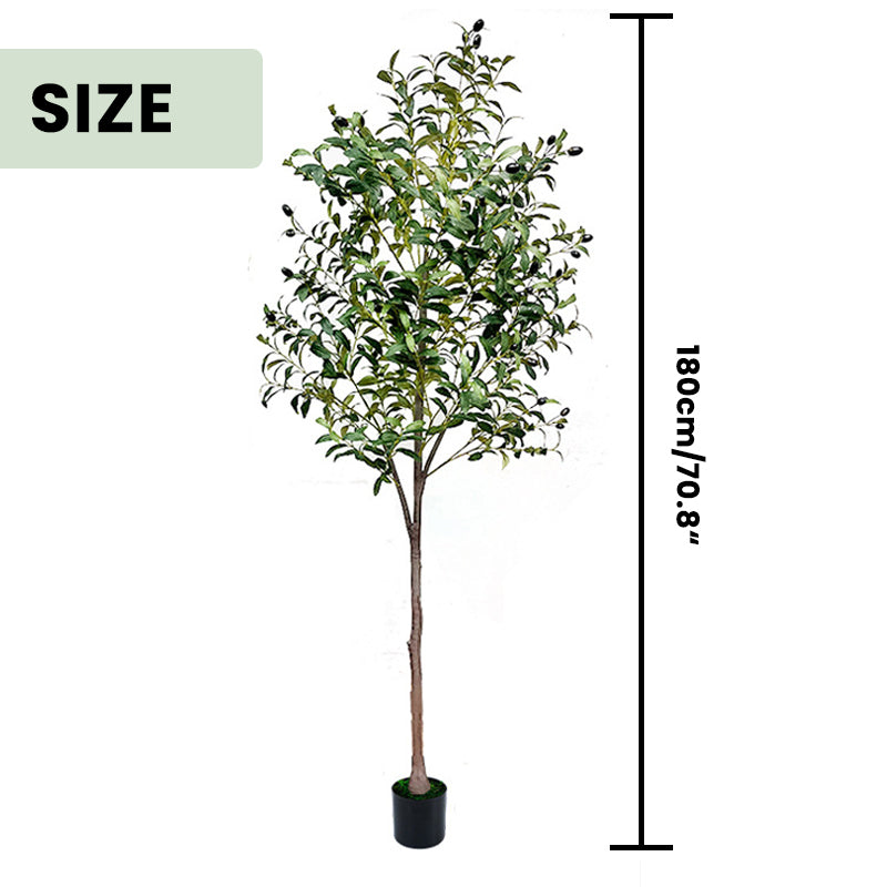 Artificial Plant Olive Artificial Tree Plants Real Artificial Plants Large Looking for Indoor Balcony Bedroom Office Garden Wedding Party Decoration