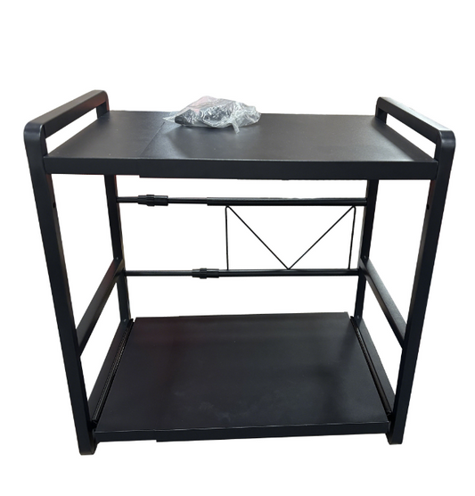 Microwave oven rack sliding type