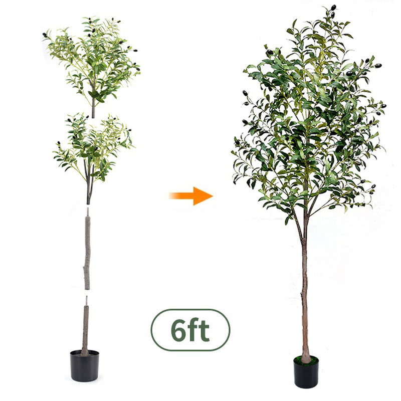 Artificial Plant Olive Artificial Tree Plants Real Artificial Plants Large Looking for Indoor Balcony Bedroom Office Garden Wedding Party Decoration