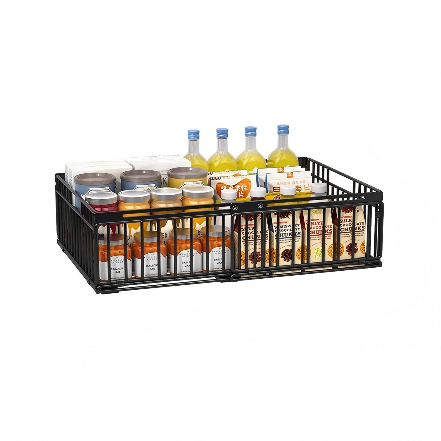 Wire frame drawer-type storage rack
